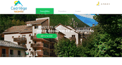 Desktop Screenshot of cadrilege-vacances.com